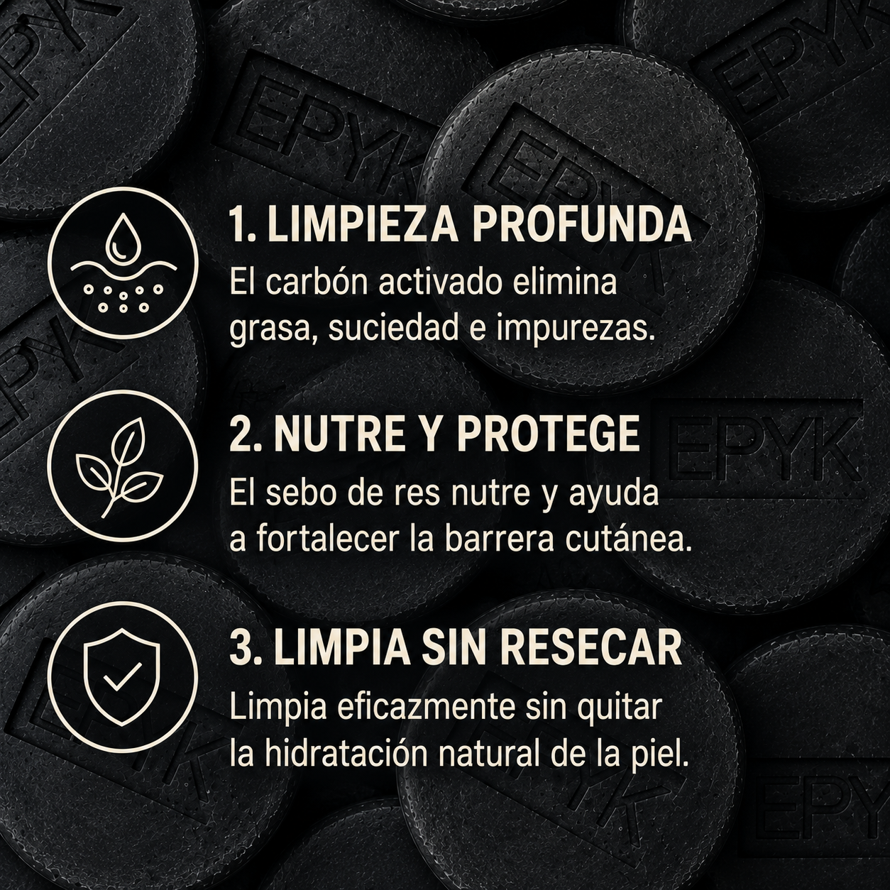 Jabón Purificante con Carbon Activado